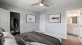Master bedroom with closet space and bathroom  - Royal Isles Apartments in Orlando
